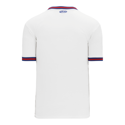 Athletic Knit V-Neck Baseball Jersey with Knitted Trim (BA1333)